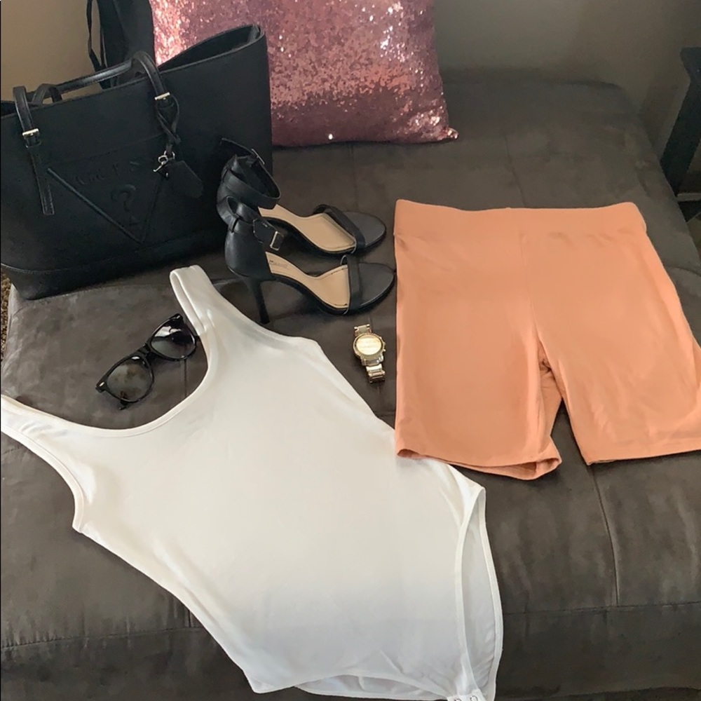 Comfy black strappy heels